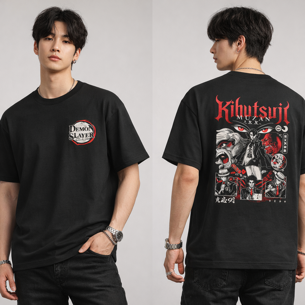 Muzan Kibutsuji Oversized Premium T-Shirt
