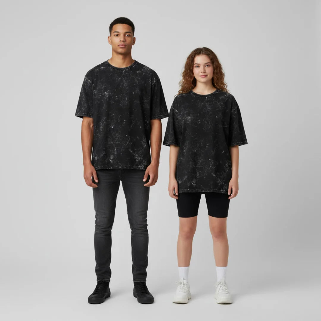 Acid Washed Oversized Premium Tee