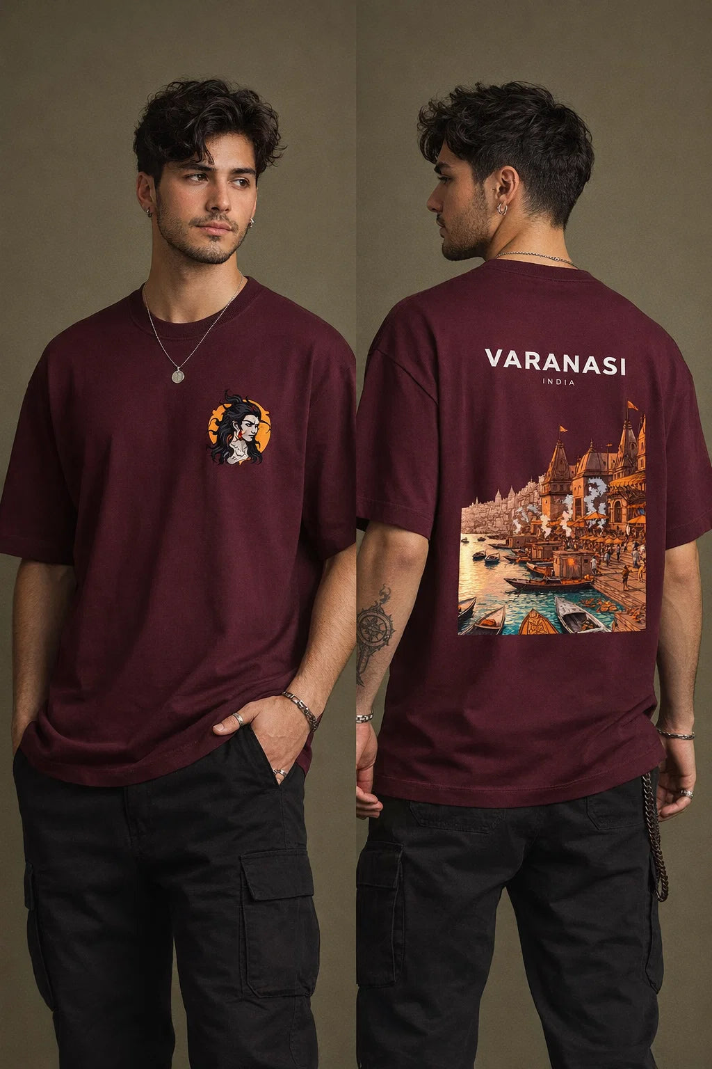 Varanasi Premium Terry Oversized Tee