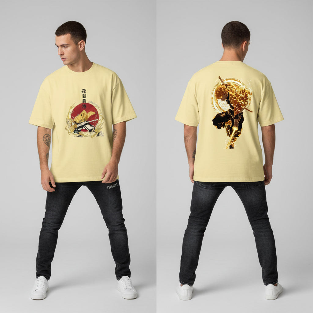 Zenitsu Agatsuma Oversized Premium T-Shirt